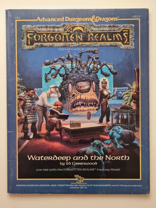 FR1 Waterdeep and the North AD&D Advanced Dungeons & Dragons
