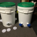 Chicken water and feed containers