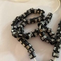 BLACK Year Coloured Aluminium CLOSED or SPLIT Rings for BUDGIES