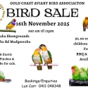 Gold Coast Bird Sale