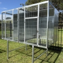 Gemini removable divider double/single aviary