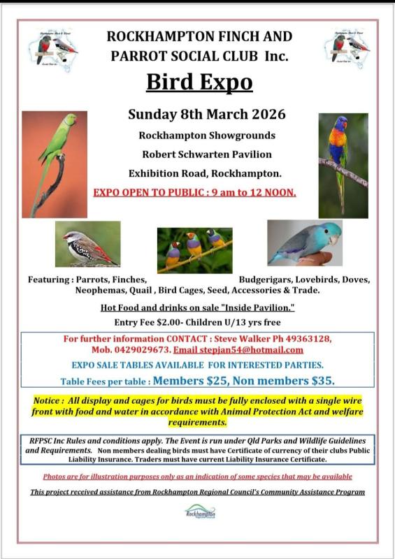 ROCKHAMPTON BIRD EXPO