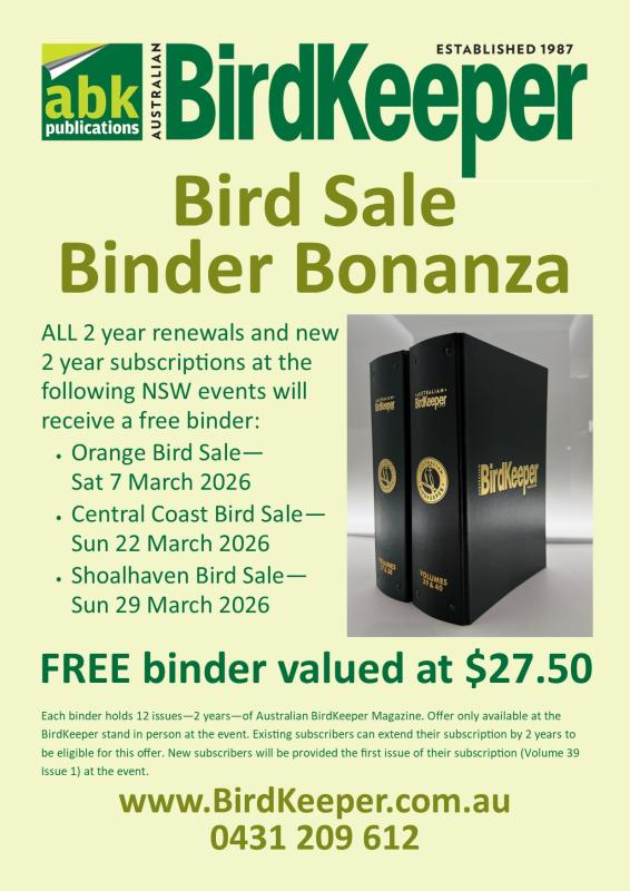 Bird Sale Binder Bonanza