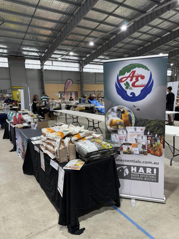 Tropican pellets at Gunnedah bird sale