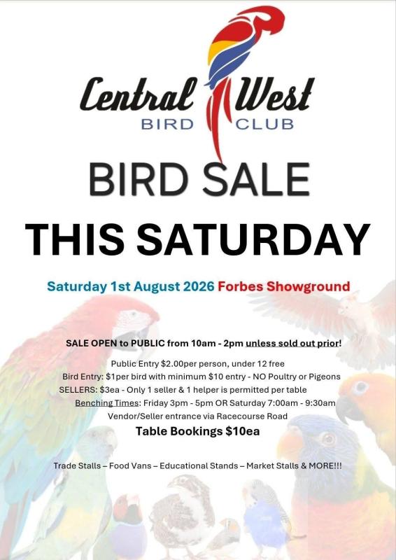 Forbes Bird Sale